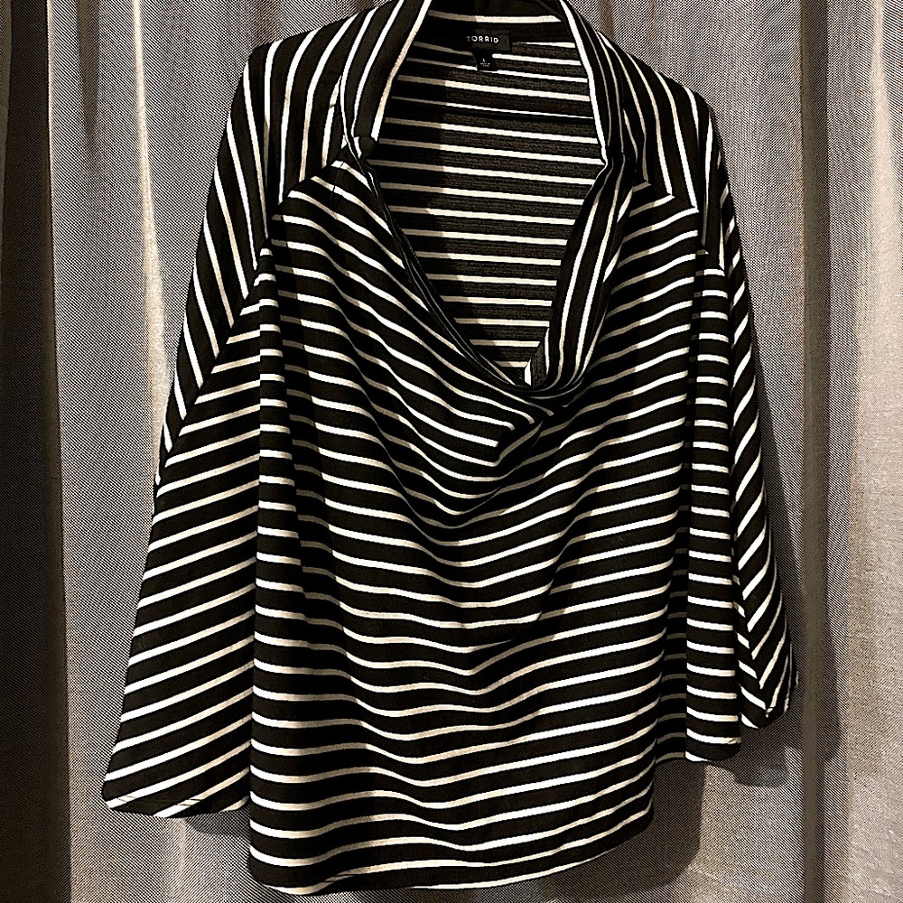Torrid striped skater skirt